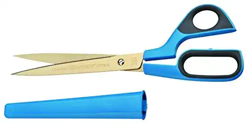 Tapezierschere Storch Optima Plus Goldcut mit gezahnter Klinge
