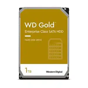 1TB HDD von Western Digital Gold 3,5 Zoll 1000 GB SATA III