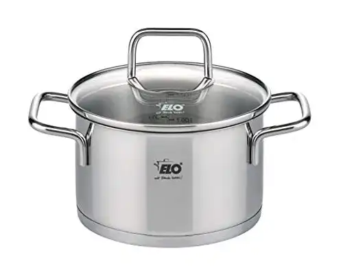 Elo Simmertopf 72416, 16 cm Hochwertiger Kochtopf für die Küche