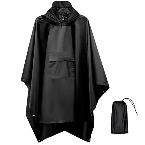 Regenponcho für Fahrradfahrer von Seyobs für Herren und Damen