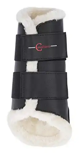 Dressurgamasche Covalliero Fleece schwarz Größe L
