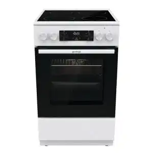 Gorenje GEC5C43WGAMZ Standherd mit Glaskeramik-Kochfeld und 70 Litern