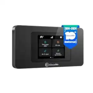 LTE-Router GlocalMe Duoturbo mobiler WLAN Router ohne SIM-Karte
