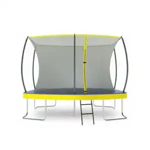Ovales Trampolin Zero Gravity für Outdoor-Nutzung mit Sicherheitsnetz
