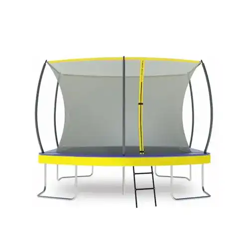 Ovales Trampolin Zero Gravity für Outdoor-Nutzung mit Sicherheitsnetz