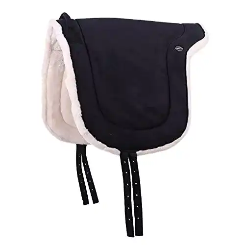 Reitpad QHP Pferd Bareback Pad 19 mm mit sicherem Halt