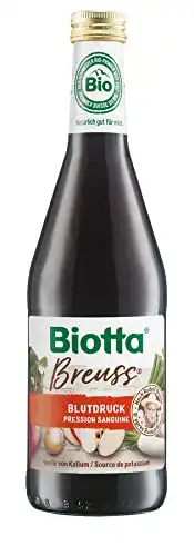 Biotta Breuss Blutdruck Bio Saft 500 ml Unterstützung für das Herz-Kreislauf-System