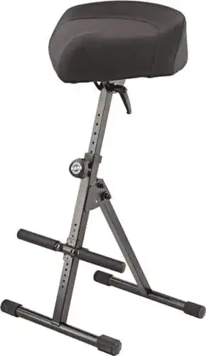 Stehhilfe K&M 14044 in Schwarz – Faltbar, Höhenverstellbar, aus Stahl und Stoff
