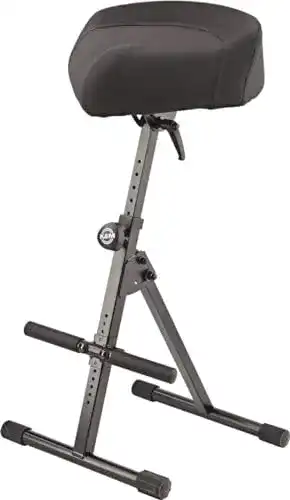 Stehhilfe K&M 14044 in Schwarz – Faltbar, Höhenverstellbar, aus Stahl und Stoff