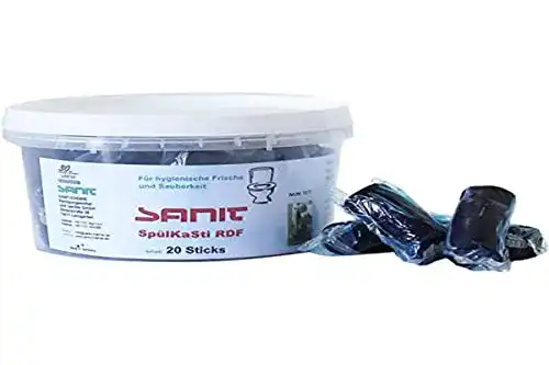 Sanit Wasserkastenwürfel und SpülKaSti RDF Sticks für Toiletten