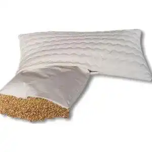 Bio-Hirsekissen 40×80 cm von Natur-Shop24 mit Hirseschalen