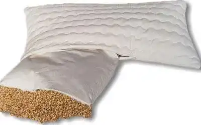 Bio-Hirsekissen 40×80 cm von Natur-Shop24 mit Hirseschalen