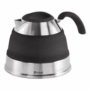 Faltbarer Wasserkessel Outwell Kessel 1,5 L Collaps, Schwarz
