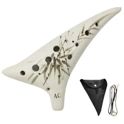 Okarina Senhai Instrument 12 Loch Alto C mit Zubehör für Musiker