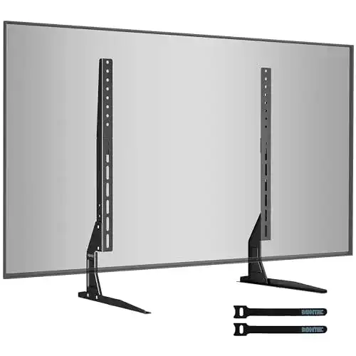 Bontec Universal TV Standfuß für LCD und LED Fernseher 22-65 Zoll