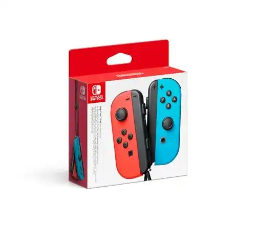 Nintendo Switch Joy-Con Controller Set in Neon Red und Neon Blue