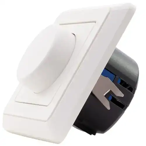 LED-Dimmer Set PrimaLuxe in Weiß mit Rahmen