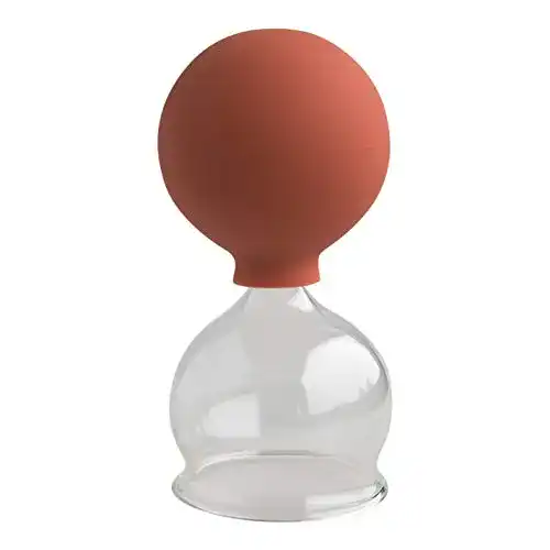 Schröpfglas Lauschaer Glas mit Saugball 50 mm
