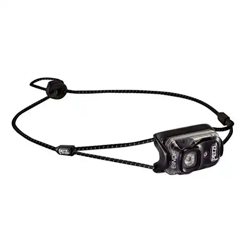 Petzl Stirnlampe Bindi 200 Lumen Schwarz mit Aufladbarem Akku