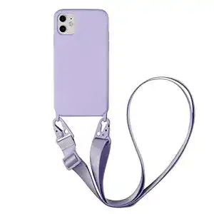 Handykette für iPhone 11 Emlivi mit Kordel und Silikon Hülle