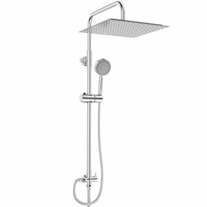 Regendusche ohne Armatur Bimver aus Edelstahl mit Duschset