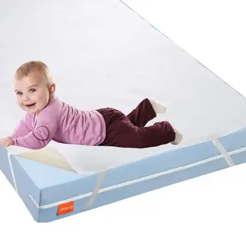 Moltonauflage sleepling 197488 für Baby, wasserundurchlässig und atmungsaktiv