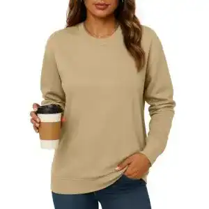 Pullover Damen Neyouqe Langarmshirt T-Shirt für den Alltag