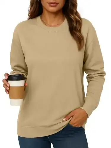 Pullover Damen Neyouqe Langarmshirt T-Shirt für den Alltag