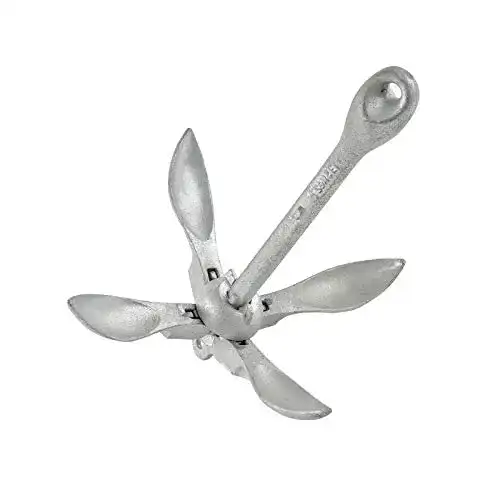 Bootsanker Seilflechter Faltanker 3,2 kg, faltbar und verzinkt