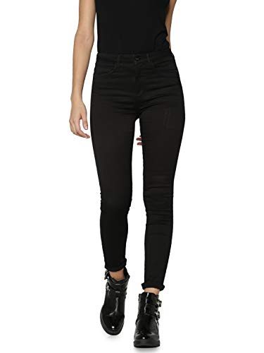Skinny Jeans für Damen von ONLY – Onlroyal High Sk Pim600 Noos in Schwarz