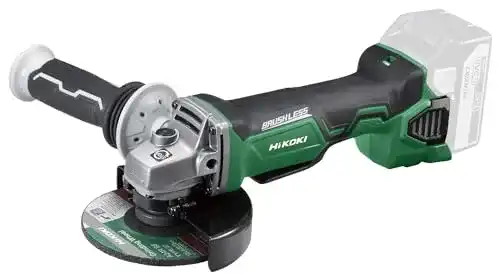 Akku Winkelschleifer 125 mm mit Drehzahlregelung von HiKOKI