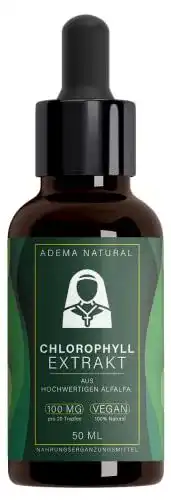 Chlorophyll Tropfen Adema Natural – Hochdosierter Chlorophyll Extrakt