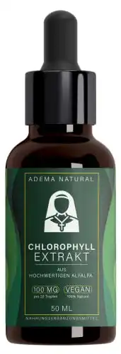 Chlorophyll Tropfen Adema Natural – Hochdosierter Chlorophyll Extrakt