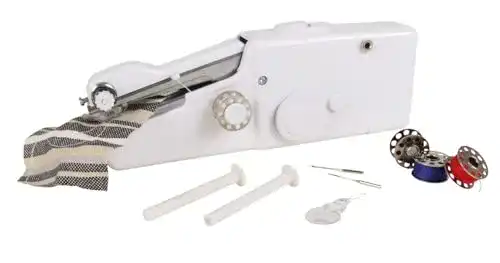 Buri Mini Nähmaschine Tragbare Handnähmaschine für Reisen
