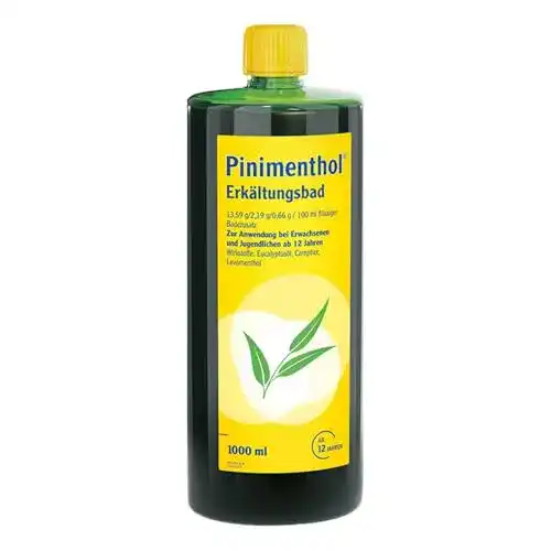 Erkältungsbad mit Pinimenthol, 1000 ml, Badezusatz für die ganze Familie