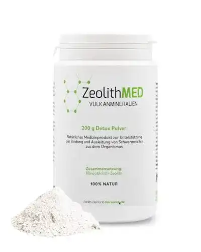 Zeolithpulver für Detox und Entgiftung von Schwermetallen