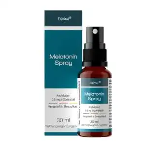 EXVital Melatonin Spray mit Lavendel und Vitamin B6 für besseren Schlaf