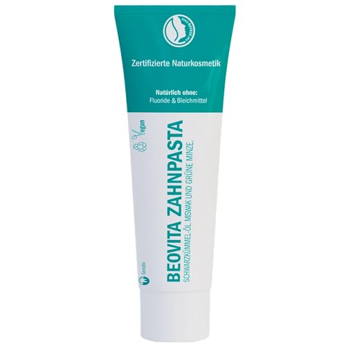 Zahnpasta ohne Fluorid von Beovita mit Schwarzkümmelöl
