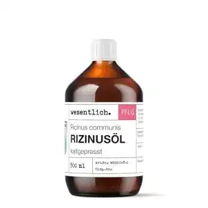 Rizinusöl kaltgepresst 500 ml – 100% reines Rizinusöl für Haut und Haare