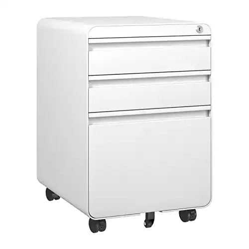 Bürocontainer Dripex Metall Rollcontainer mit 3 Schubladen