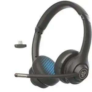 JLab Go Work 2nd Gen Stereo-Bluetooth-Headset mit Mikrofon