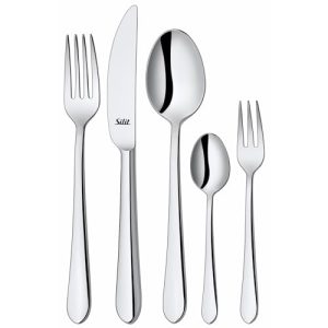 Besteckset für 6 Personen von Silit, 30-teilig, Crominox Edelstahl