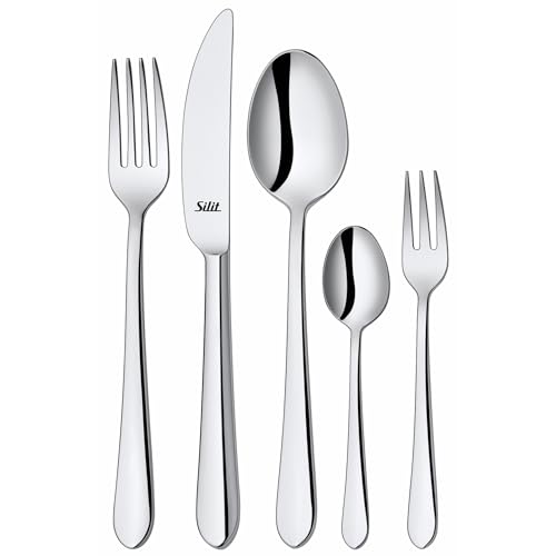 Besteckset für 6 Personen von Silit, 30-teilig, Crominox Edelstahl