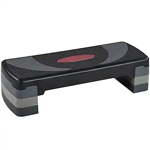 Yaheetech Fitness Aerobic Steppbrett mit höhenverstellbarem Design