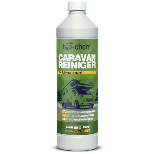 Lackreiniger von bio-chem für Caravans und Wohnmobile