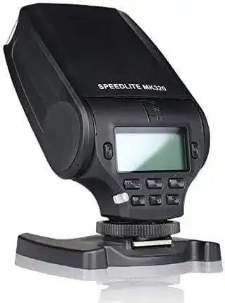 Mcoplus MK-320S TTL Blitzlicht GN32 für A7-Serie und NEX-Kameras