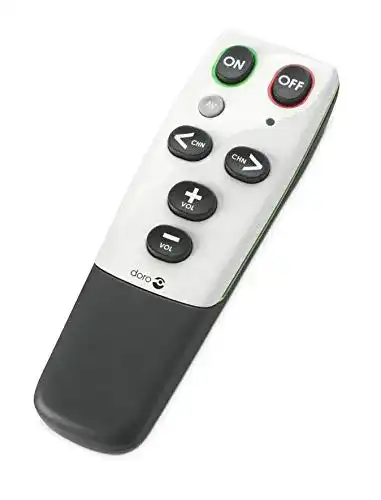 Universal-Fernbedienung Doro HandleEasy 321rc für Fernseher und Stereoanlagen