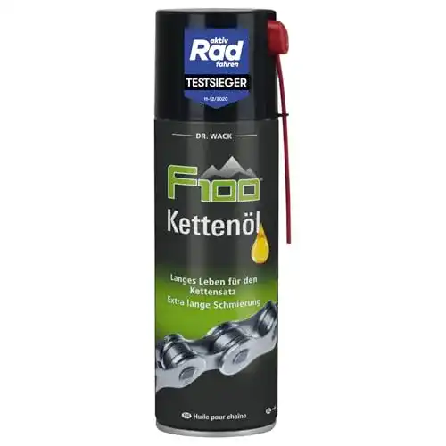 Kettenöl Dr. Wack F100 Spray 300 ml für Fahrräder