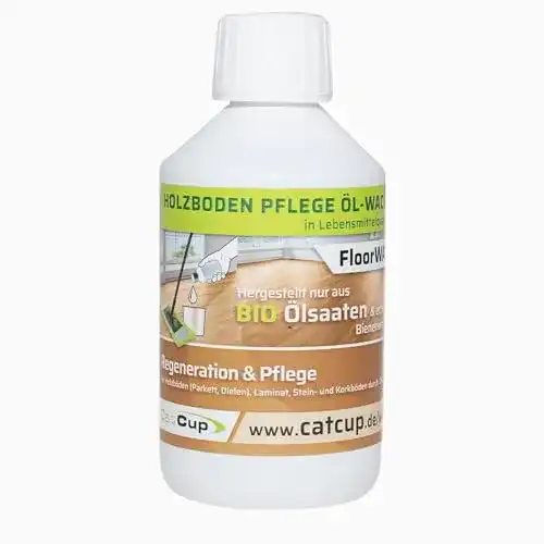 Laminatreiniger CatCup FloorWAX BIO für Holzboden und Parkett