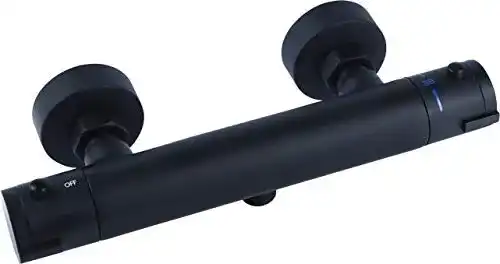 Duschthermostat Cornat Brause-Thermostatarmatur Noir Schwarz